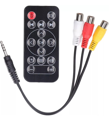 Mini Proyector Portátil Con Control Remoto Hdmi Av Tf Hd