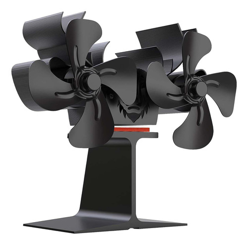 Fan De Chimenea Accionada Por Calor Con Aluminio De Poco