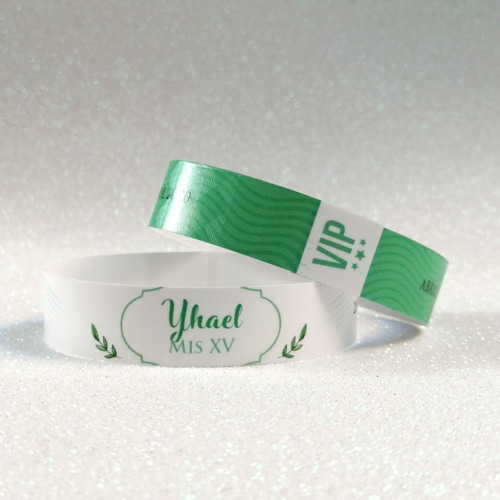 Imagen 5 de 9 de Pulseras Souvenir Boda Quinceaños Personalizadas