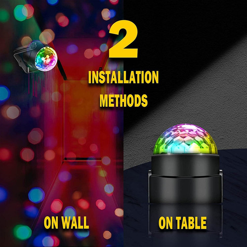 Luces De Discoteca Activadas Por Sonido, Luces Estroboscópic