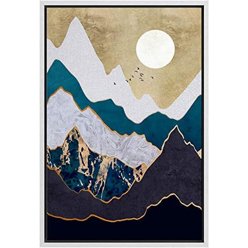 Impresión Lienzo Enmarcada Arte De Pared De Montañas ...