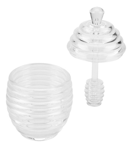 Tarro De Miel Transparente Con Forma De Colmena De 265 Ml Co