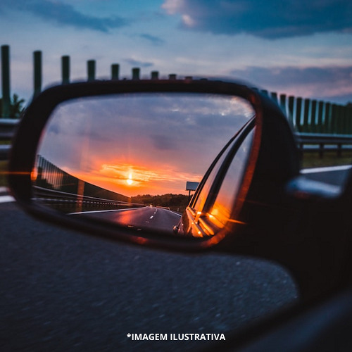 Lente Prata Com Base Retrovisor Esquerdo Montana 2012 A 2021