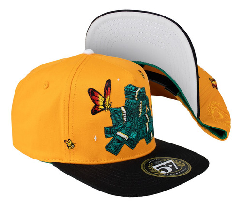 Gorra Butterfly Dollars Yellow Cincopunto7