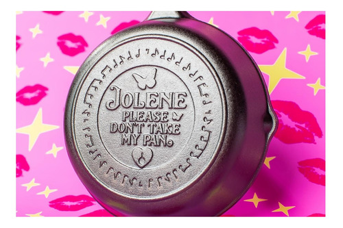 Sartén Hierro Fundido 20 Cm Dolly Parton Estampada