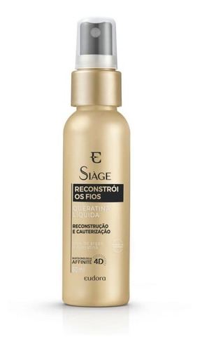 Imagem 1 de 1 de Queratina Líquida Siàge Reconstrói Os Fios 60ml - Eudora