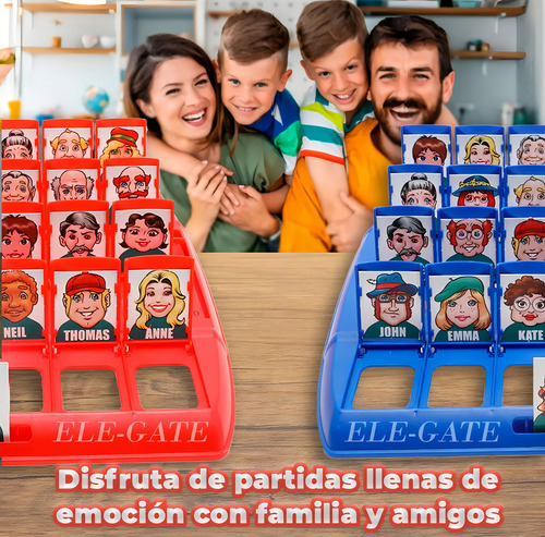 Jogo de tabuleiro Guess Who Ele-Gate Elegate JUG.ZY039