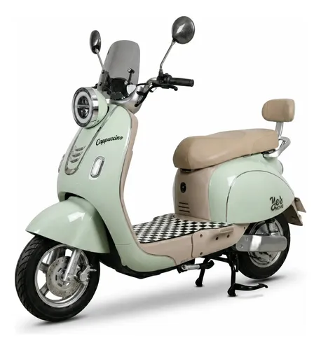 Moto Scooter Bicicleta Elétrica Capuccino S/ Cnh Azul