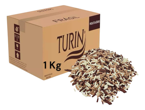 Granillo Turin Chocolate Con Combinado 1 Kg Para Reposteria