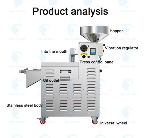 Prensa Extractor Aceite Semillas Frutos Secos En Frío 2150w