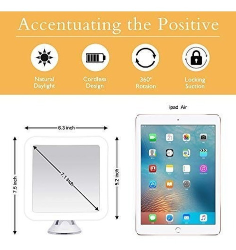 Espelho De Maquiagem Iluminado Com Led Ampliação Kedsum 8 Mercado Livre Espelho De Maquiagem Iluminado Com Led, Kedsum Flexible Gooseneck 6 8 10x Magnifying Led Lighted Makeup Mirror