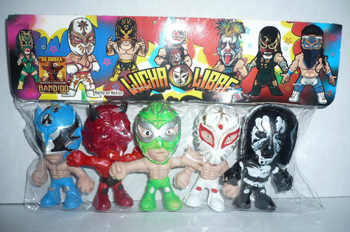 Luchador Muñeco Mini Bobblehead L.a Park Juguete Lucha Libre