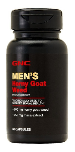 Gnc Horny Goat Weed Para Hombre, 60 Cápsulas
