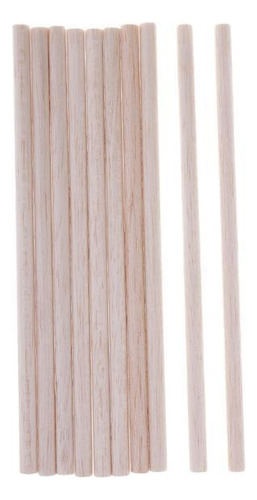 2 Palos De Formas De Madera De Balsa
