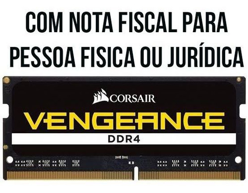 Imagem 1 de 3 de Memória Ram 16gb 2400mhz Corsair Vegeance Notebook Com N. F.