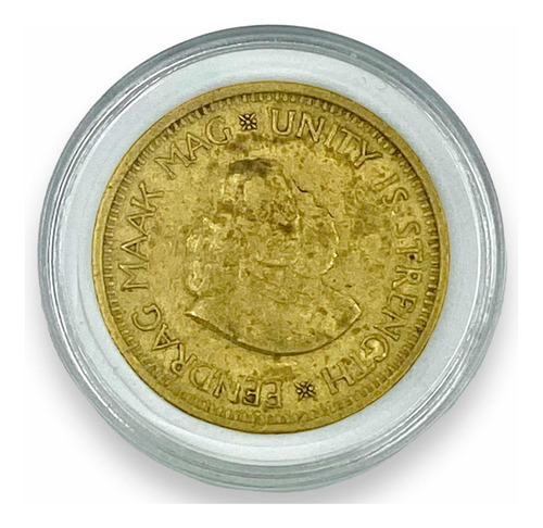 Wow Interesante Moneda De Sudáfrica De 1/2 Centavo Año 1961 (Usado)