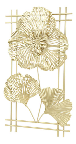 Decoración De Pared Moderna Y Elegante Con Hojas De Ginkgo