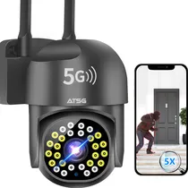 Comprar Ation 0461 Wireless 5g Wifi Camara De Vigilancia Conexión Bluetooth color Negro