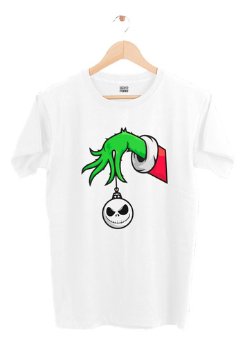 Playera Hombre  El Grinch Esfera De Jack Navidad 788