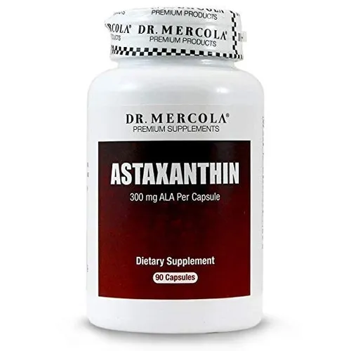 Dr. Mercola, Astaxantina Antioxidante 300 Mg Por 90 Cápsul