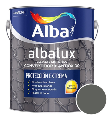 Albalux 2 En 1 Forja Hierro Antiguo Gris X 4l - Caporaso