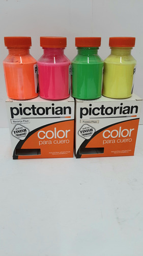 Tinta De Tenir Cuero Colores Fluor Pictorian Distri