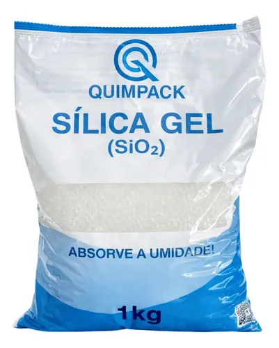 Sílica Gel Branca Desumidificante 4-8mm 1kg