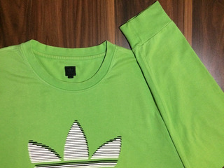 camisa adidas verde limao