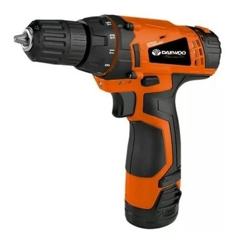 Imagen 2 de 5 de Taladro Inalámbrico Daewoo Dacd1210ck 12v + Accesorios