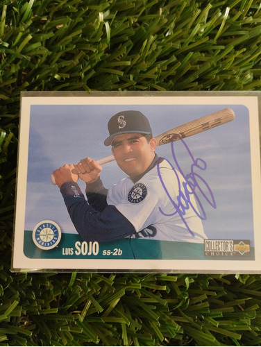 1996 Upper Deck Luis Sojo #728 Autografiada 