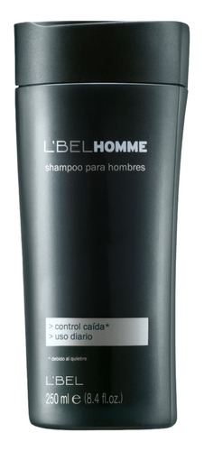 Shampoo Control Anticaída De Cabello L'bel Homme