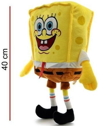 Imagen 2 de 3 de Peluche Bob Esponja - 40 Cm De Alto -