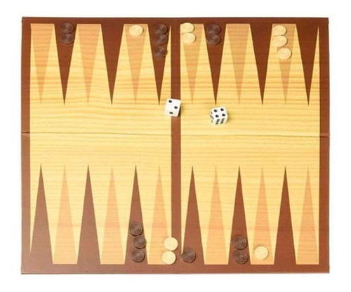 Backgammon Tablero Spin Master Games Juego Caffaro 381m