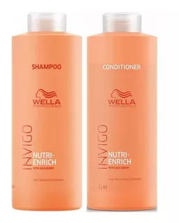 Shampoo1000ml + Acondicionador Invigo Nutri Enrich Wella