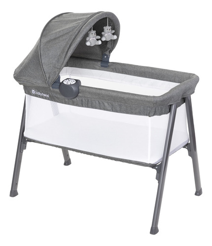 Baby Trend Lil Snooze - Moisés Grande Plus, Gris Reparador