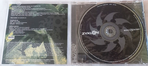 Cd Zyklon - World Ov Worms 1era Ed Japonesa Death Metal Nile (Usado)