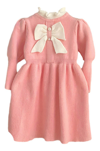 A Vestido De Punto For Niñas Vestido Suéter For Niños