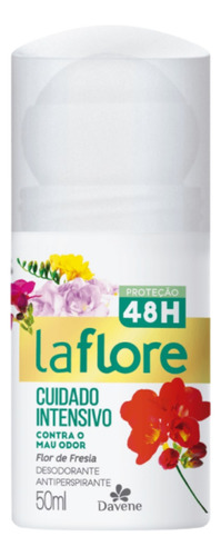 Desodorante La Flore Roll On Flor De Frésia 50ml Davene