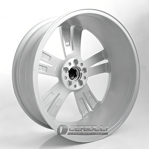 Roda Aro 17 5x100 S18 Tiguan Rline / Valor Unitário Cor Hiper Gloss Prata