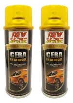 Comprar 2 Ceras Para Auto Moto En Aerosol Fácil Aplicación New Shine