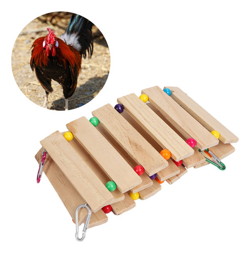Columpio De Pollo Para Gallinas, Escalera De Madera, Comeder