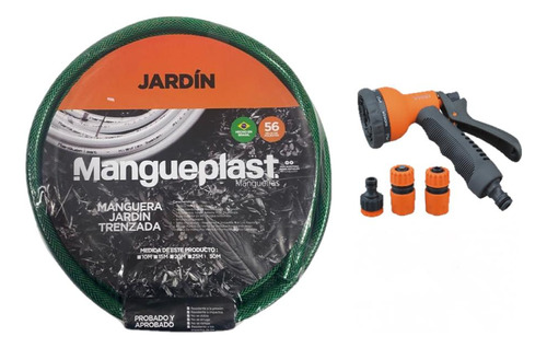 Set Manguera 30 Metros + Kit Pistola - Mangueplast