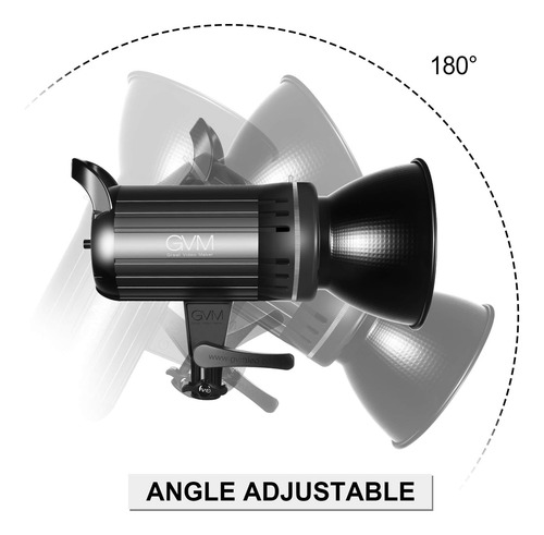 Luz Led Gvm G100w Bi-color Studio Kit Factura Garantia !