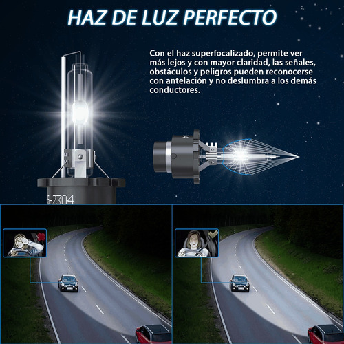 Faro De Xenón D2s Para Acura Tl 2004-2008 De Luz Alta/baja