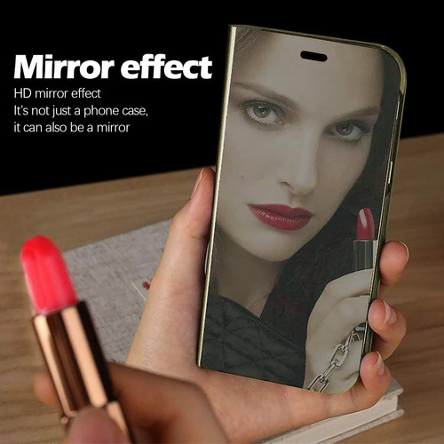 Funda Para Samsung S25 Ultra Clear View + Vidrio Full 9d Dorado