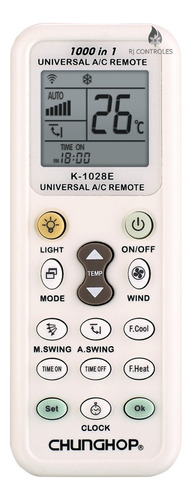 Controle Remoto Universal Ar Condicionado Split Hitachi