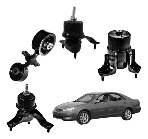 Kit 4 Soportes De Motor Y Caja Toyota Camry 2.4 2002-2006 Ta