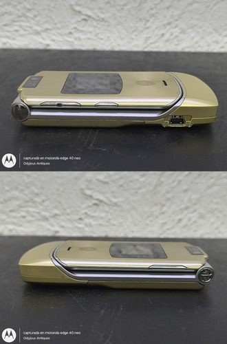 Motorola Razr V3i Dorado X Cingular Retro Abatible At&t Dorado (Usado)