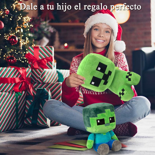 2piezas De Creeper Minecraft Calidad Superior Peluche
