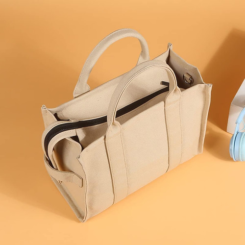 Ncduansan Bolso Grande De Lona Bolso De Compras Simple De Un
